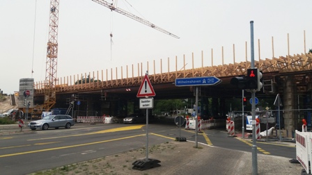 Sanierungsfall: Die Oldenburger Autobahnbrücken sind - wie hier über der Alexanderstraße - in die Jahre gekommen. Bild: CDU-Ratsfraktion